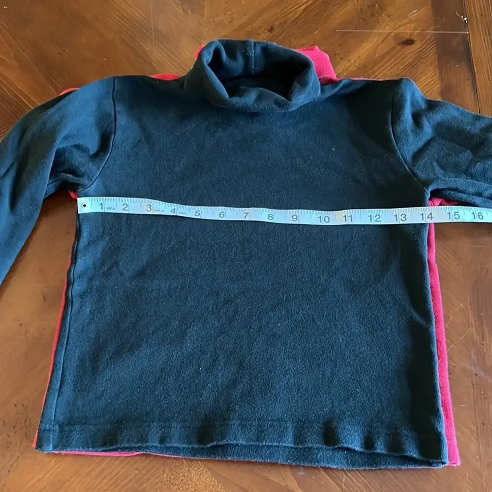 Gap Boys XS (4) Bundle of 2 Turtleneck Tops Black Red Cotton Knit